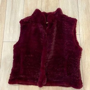 Gorgeous real fur vest- wear anywhere